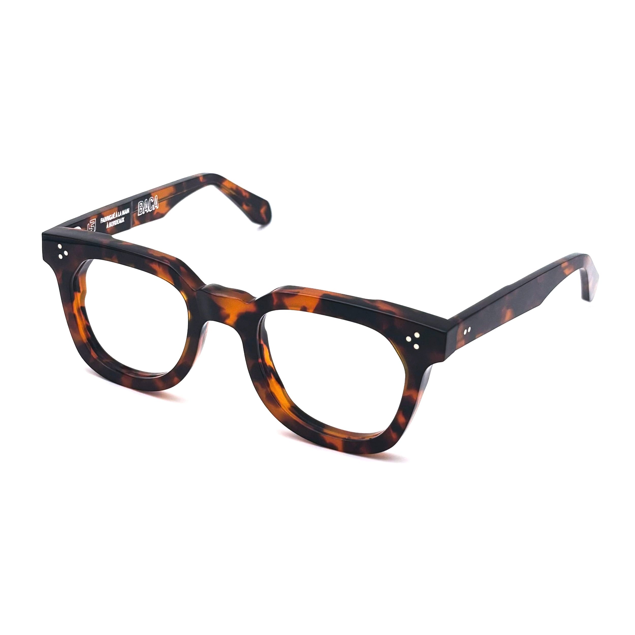 CONCEPT 2 - N°5 lunettes française hommes épaisses rectangles intemporelle