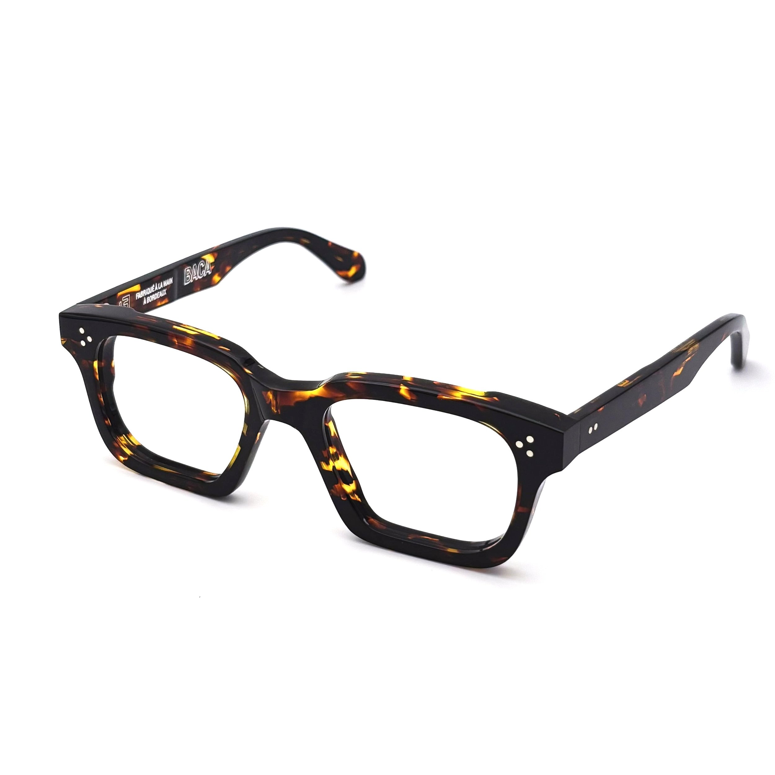CONCEPT 2 - N°4 lunettes française hommes épaisses rectangles intemporelle