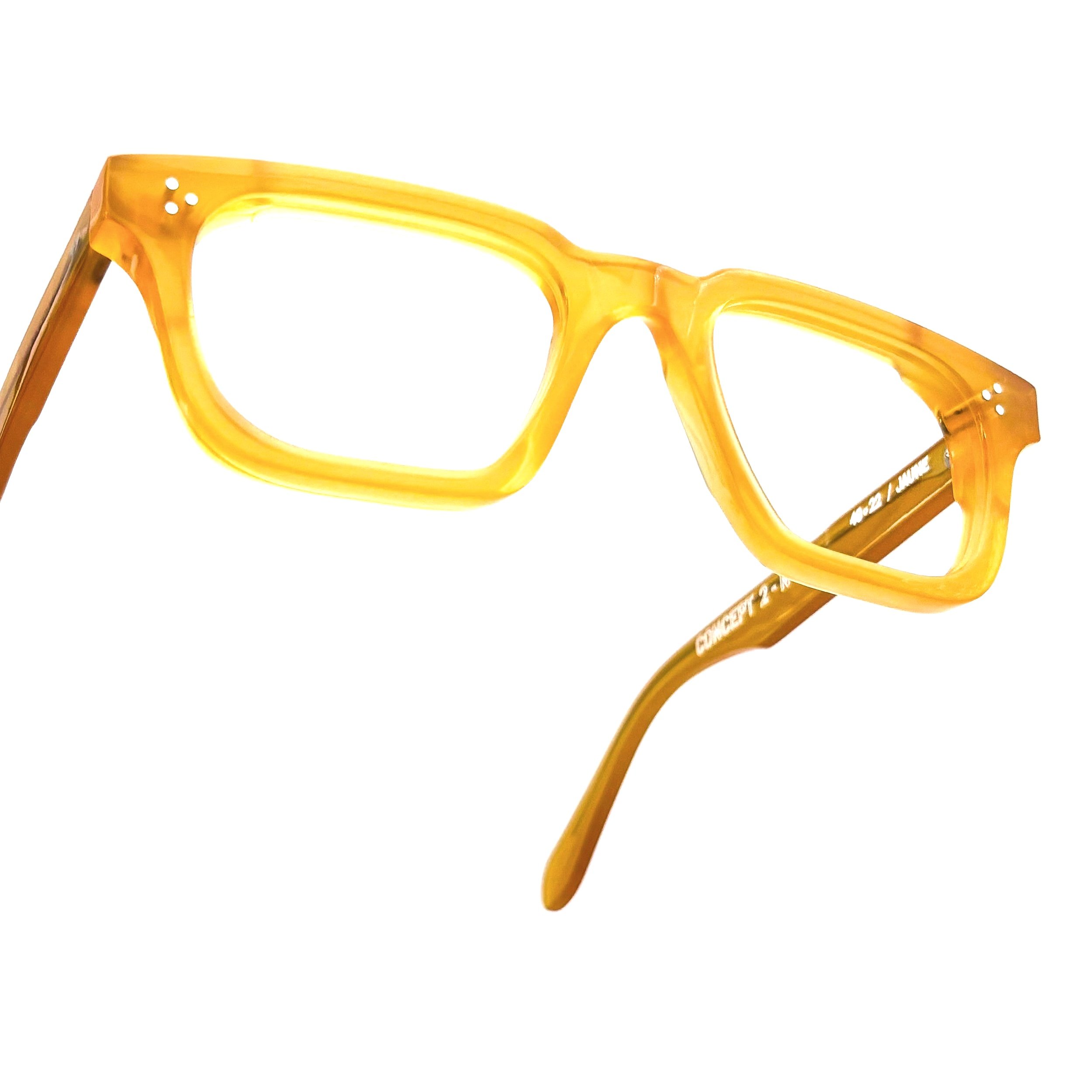CONCEPT 2 - N°4 lunettes française hommes épaisses rectangles intemporelle