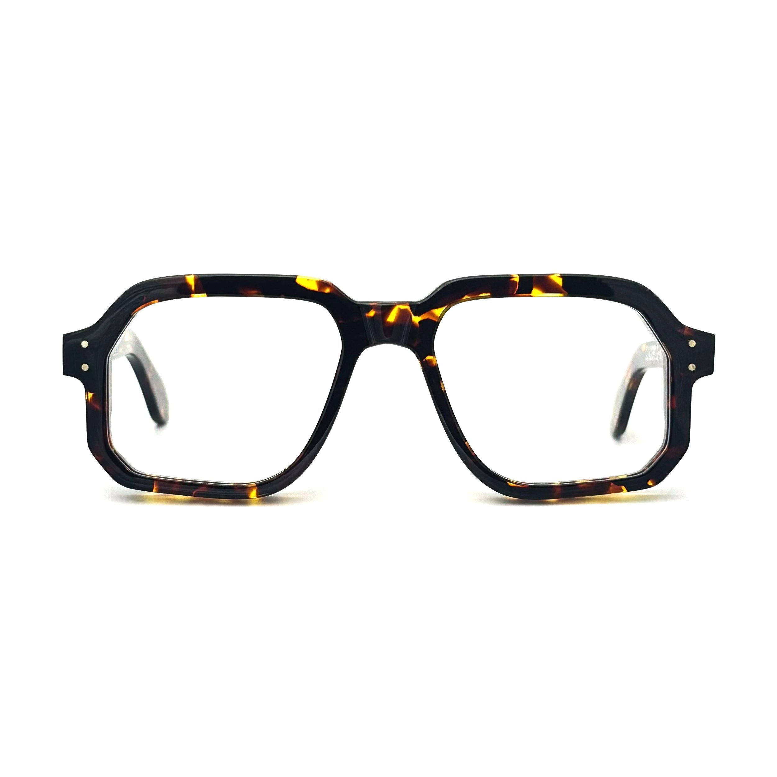 CONCEPT 2 - N°8 lunettes française mixte épaisses rectangulaires pilote oversize intemporelle