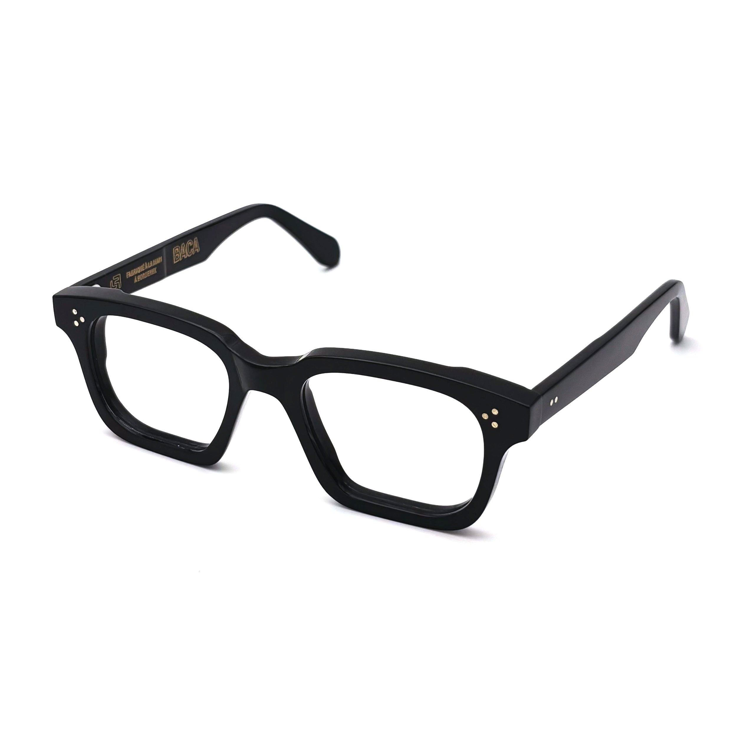 CONCEPT 2 - N°4 lunettes française hommes épaisses rectangles intemporelle