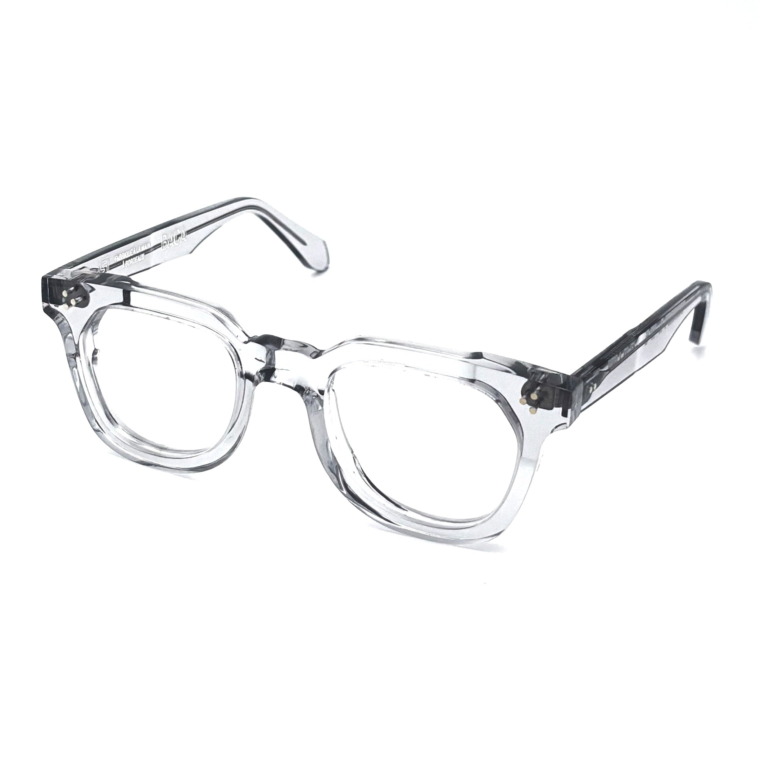 CONCEPT 2 - N°5 lunettes française hommes épaisses rectangles intemporelle