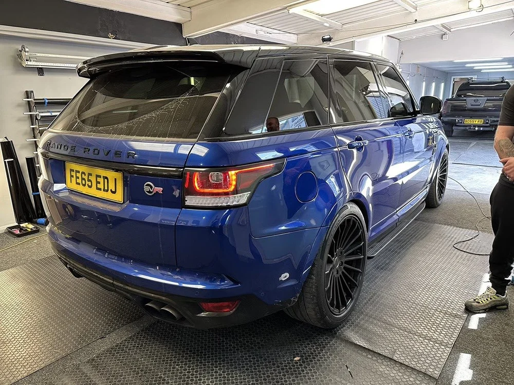 Range Rover with fresh window tints at TintTech Nottingham