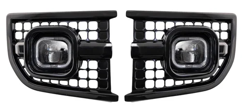 Pair of Urban DRL intakes with high power LED lights for the Land Rover Defender