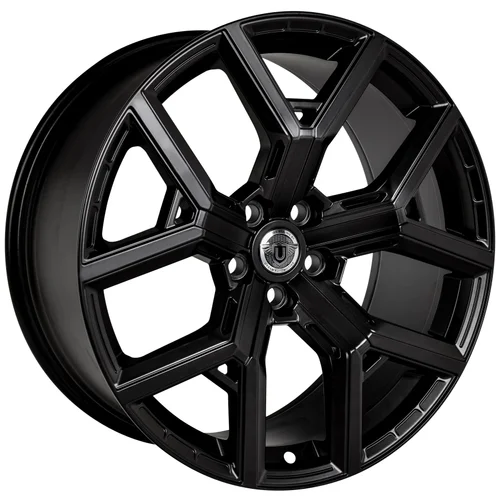 Black Urban Automotive alloy wheel with split Y-spoke design
