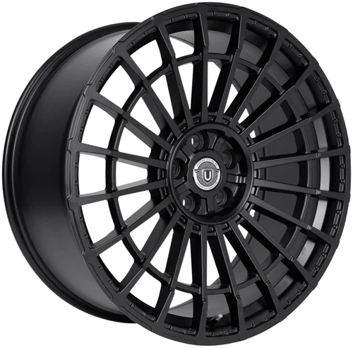 Black Urban Automotive alloy wheel with a fine multi-spoke design