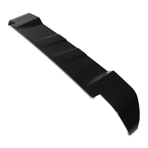 Black aftermarket rear spoiler for the Land Rover Defender