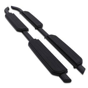 Pair of all black side steps for the Land Rover Defender