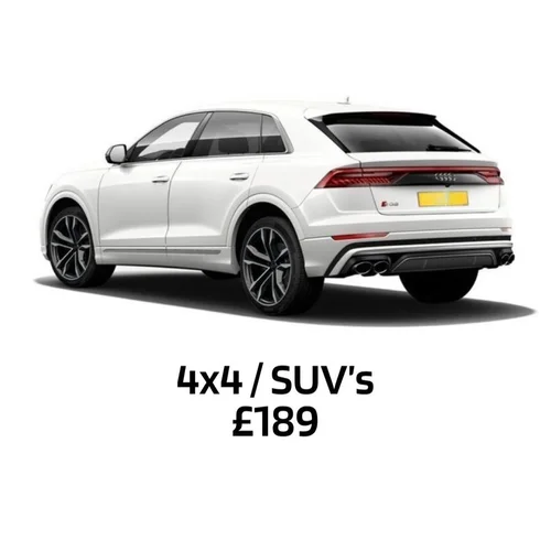 Book window tinting for a 4x4 or SUV in Nottingham