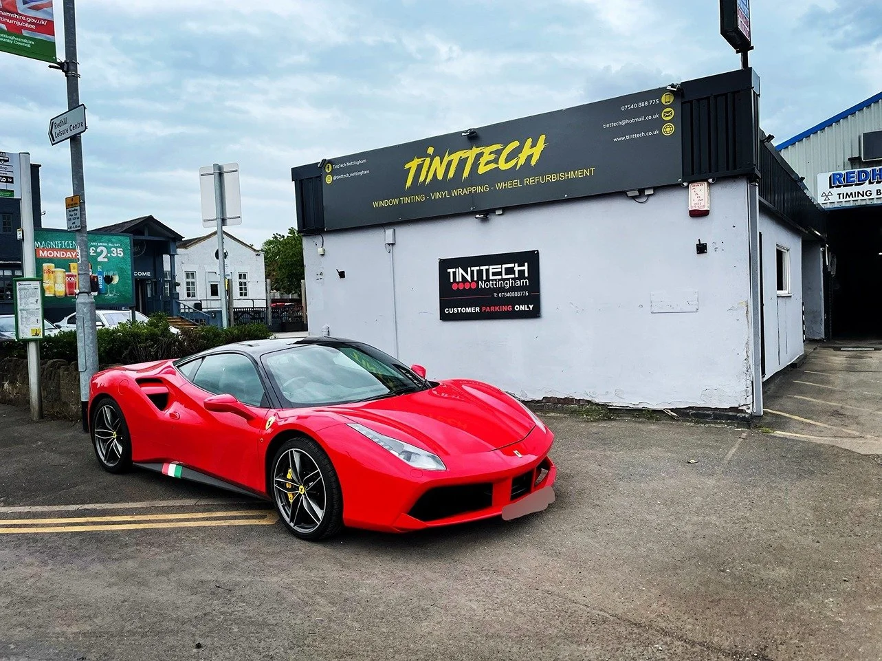 Window Tinting Nottingham Ferrari