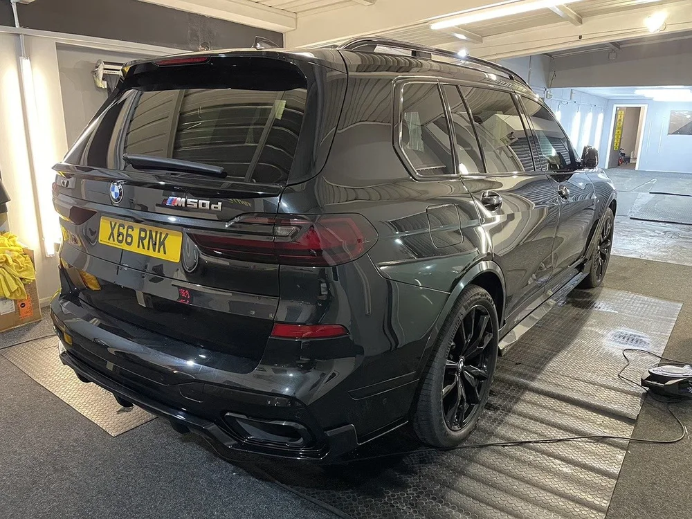 BMW with tinted rear glass at TintTech Nottingham