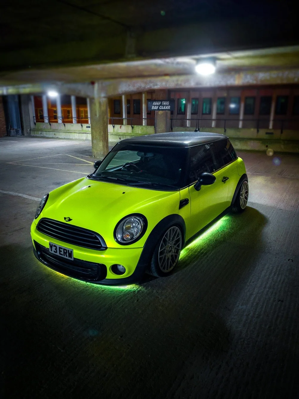 Under glow kit fitted at TintTech Nottingham