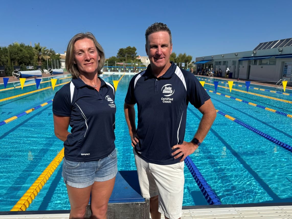 Swim Smooth Coaches Lorna Richardson and Paul Newsome