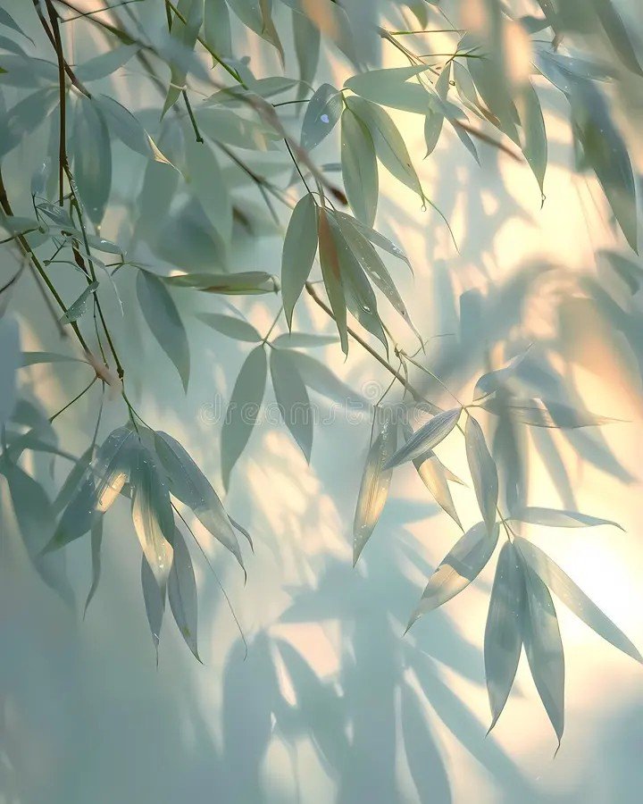 Bamboo leaves, inspiration..
