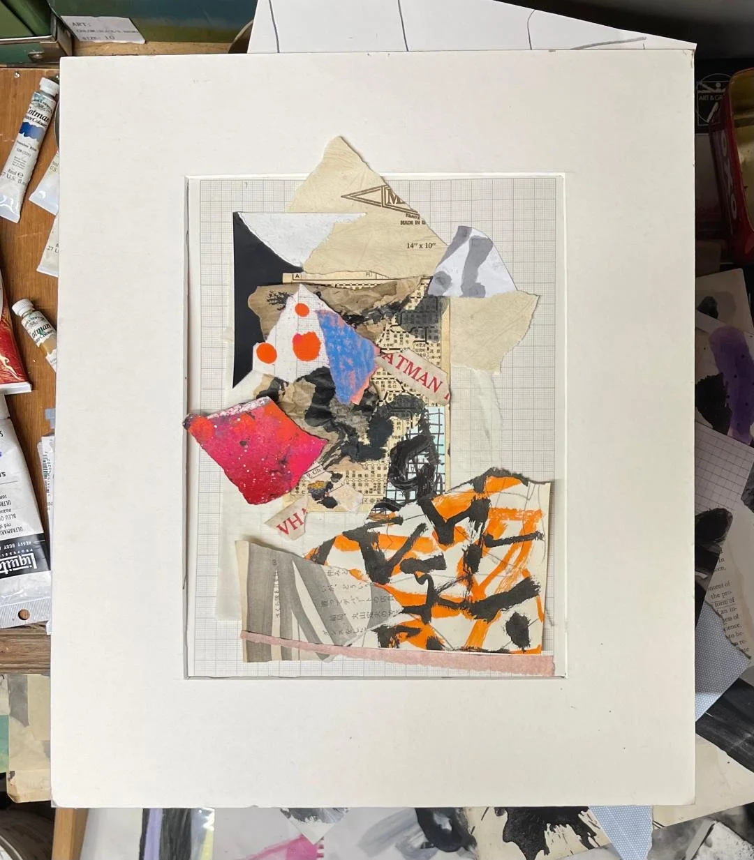 ‘Merzbau, Kanazawa’ Mixed-media collage, 2026 