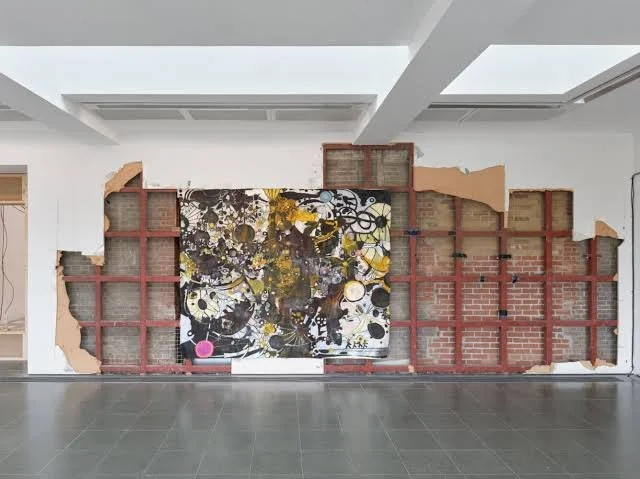 Justin Caguiat’sfirst solo show ‘Change Ringing’ at London’s Serpentine South Gallery last week had some very interesting and though provoking painting..
