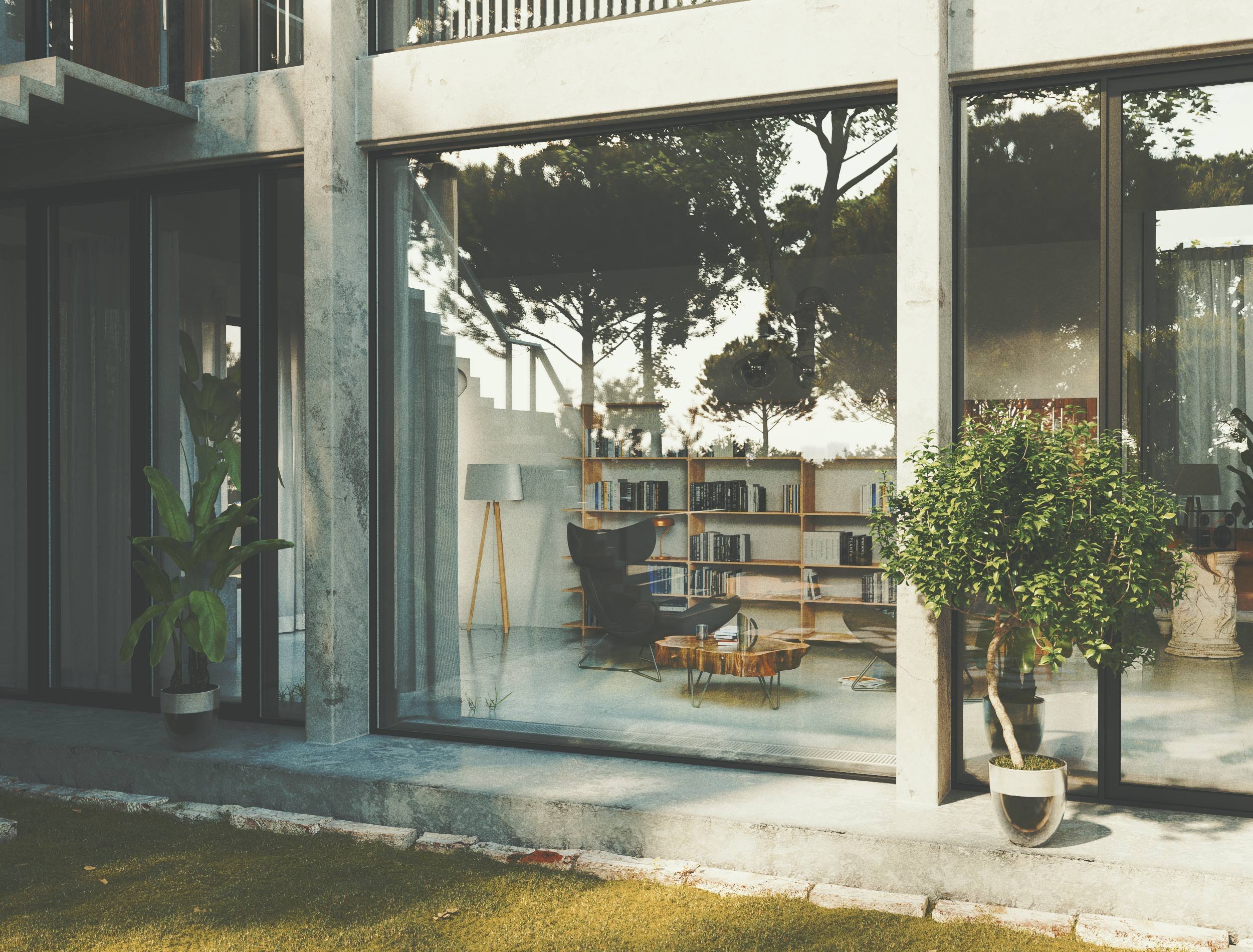 The dream-office. Full 3d with max and Fstorm.