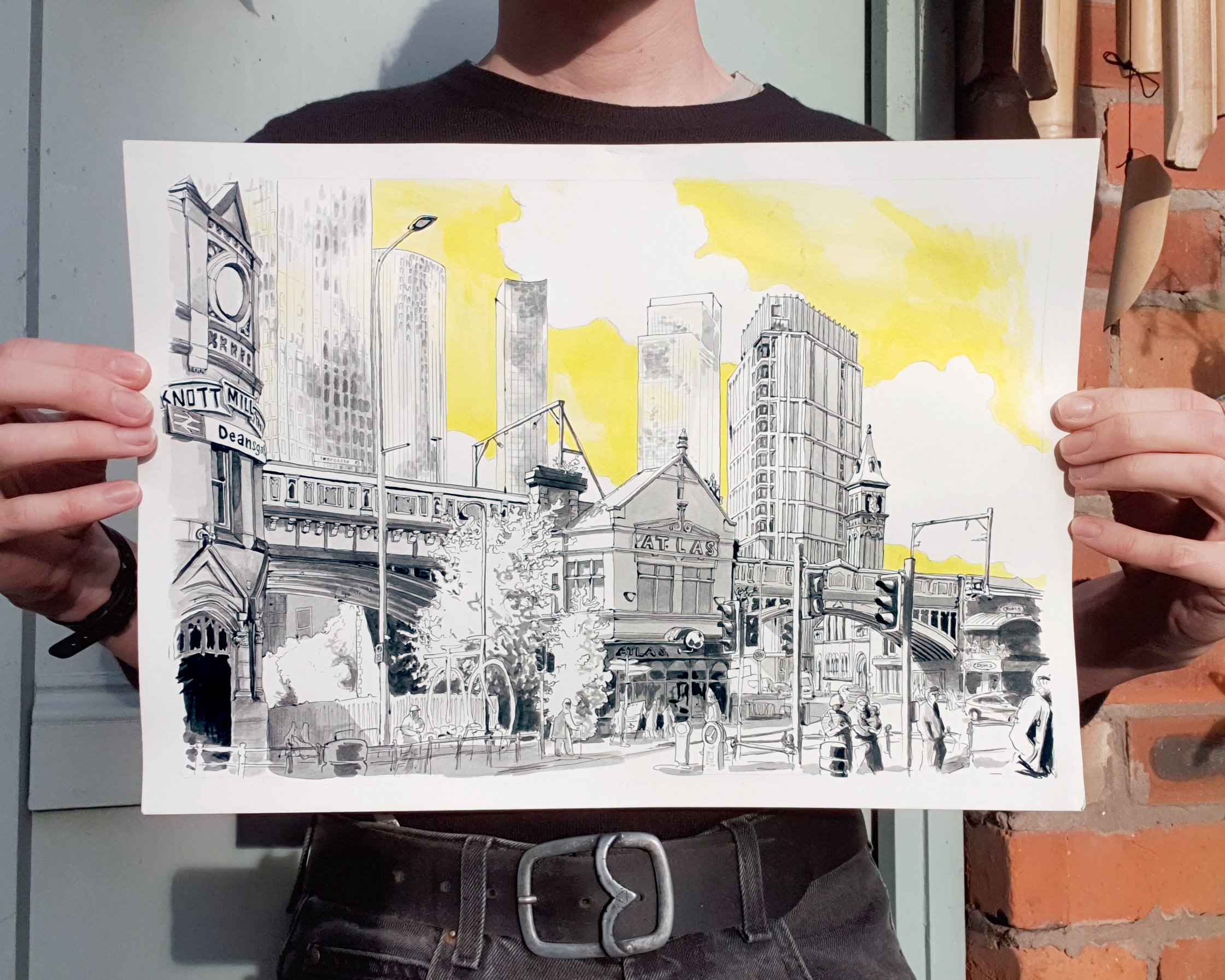Deansgate - Original Drawing