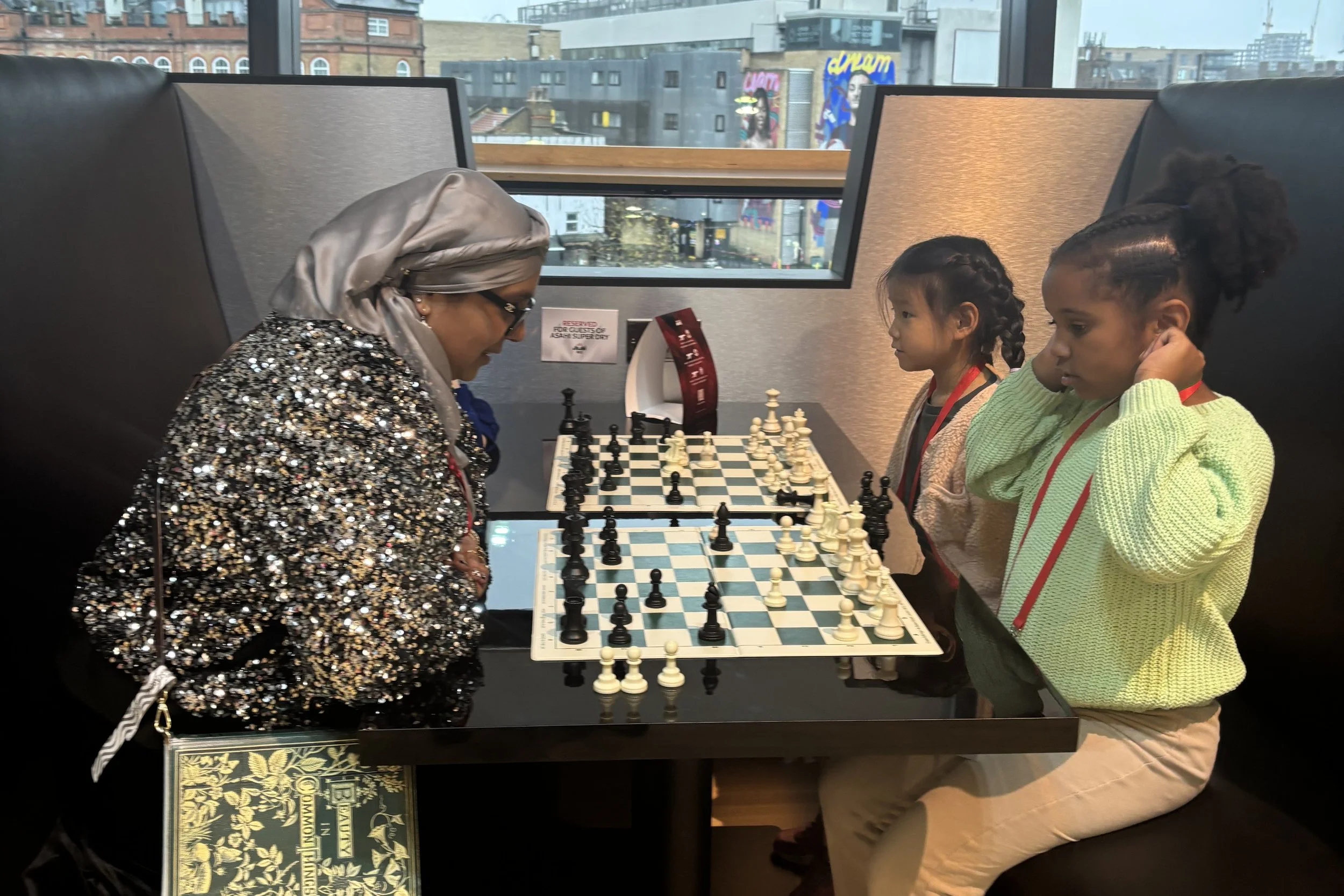 Onjali Q Rauf visits the London Chess Classic