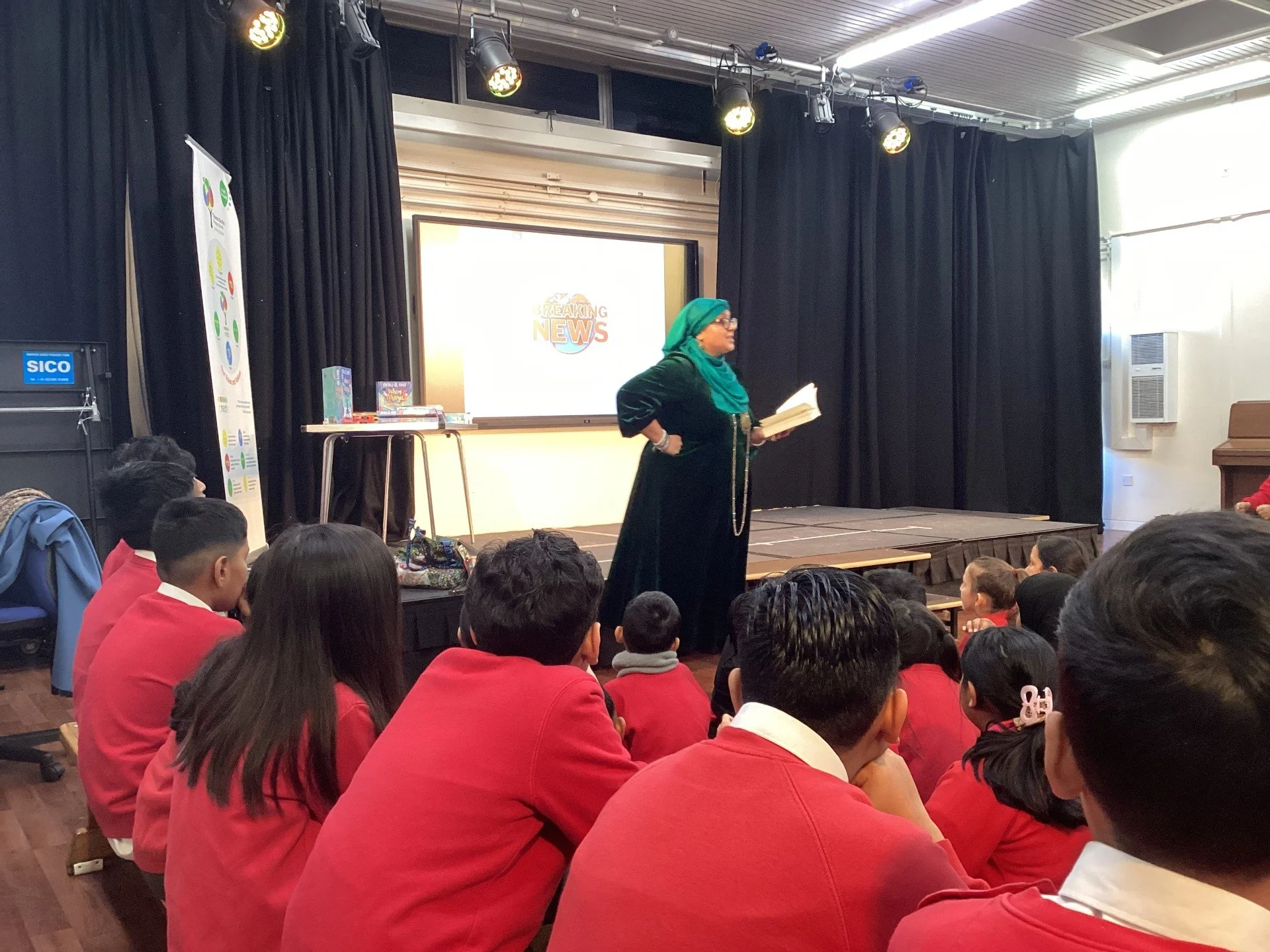 Onjali Q Rauf visits CSC schools