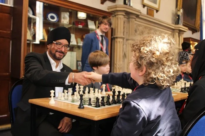 Warinder Juss MP Supports Schools Chess