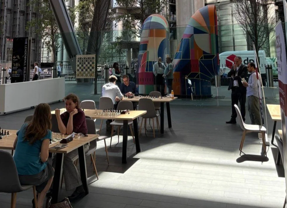 Chess at the Cheesegrater