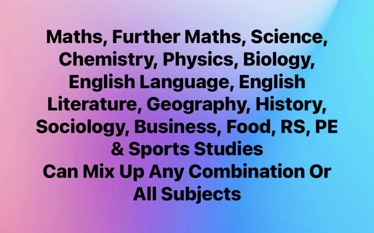 Subjects Offered
