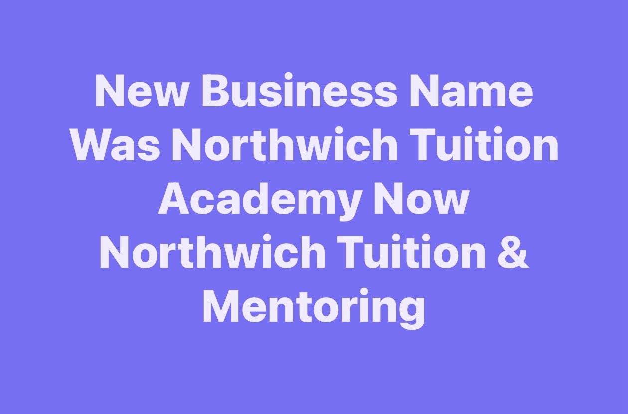 New Business Name