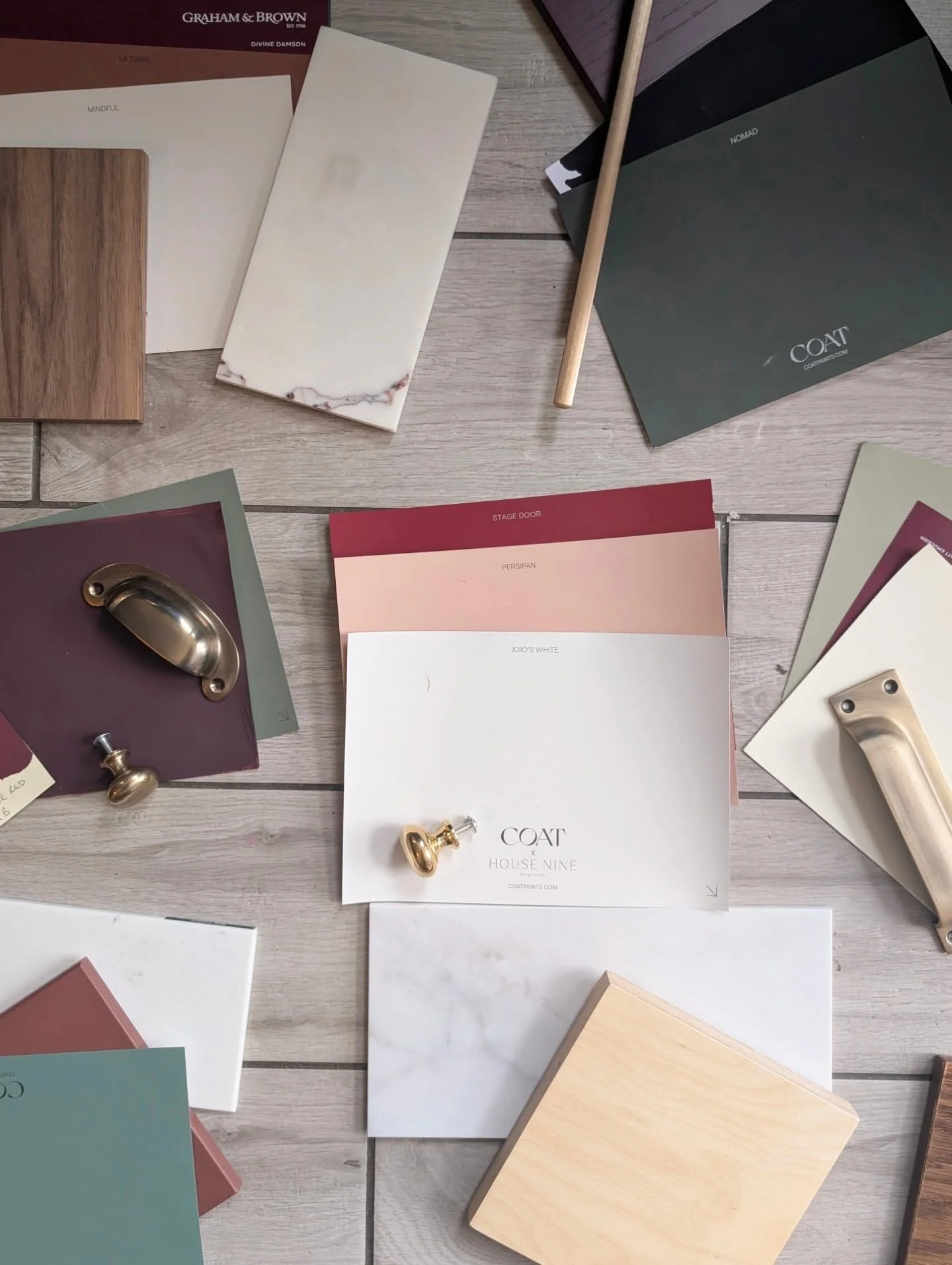 Inside our design diaries: exploring kitchen samples, building mood boards, refining palettes through colour consultations, and developing concepts for exciting new client projects. Creativity is in the details.

interior design | home styling, colou