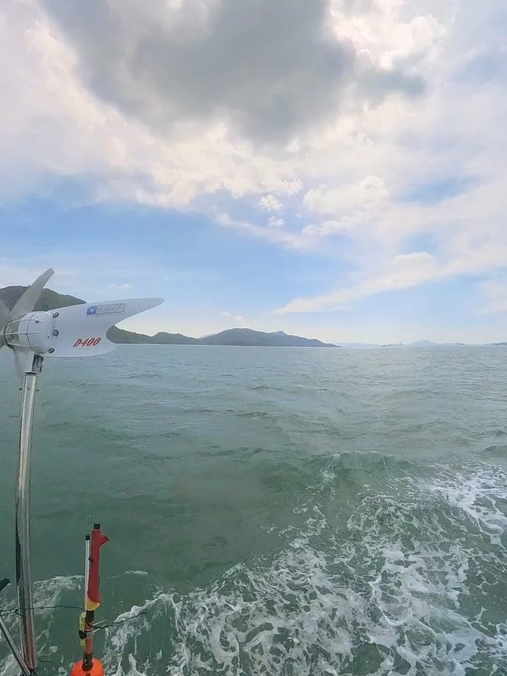 North east monsoon is well and truly here. Fantastic exciting sail to and from our overnight anchorage where the dawn chorus is wonderful. Join us for your RYA sailing course and experience the wonderful sailing area that is SE Asia. Checkout our web