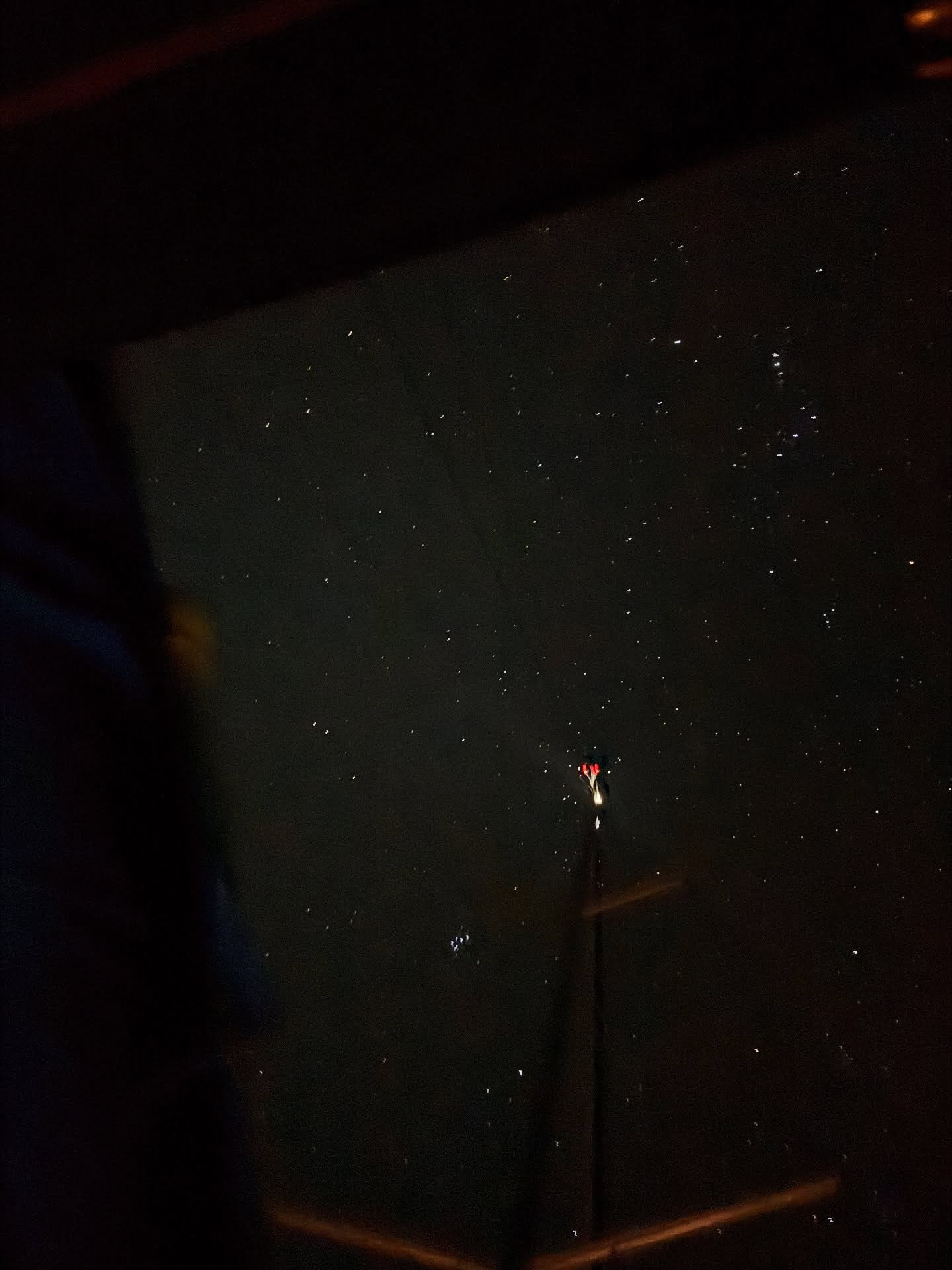 A wonderful night sail under a beautiful starry sky