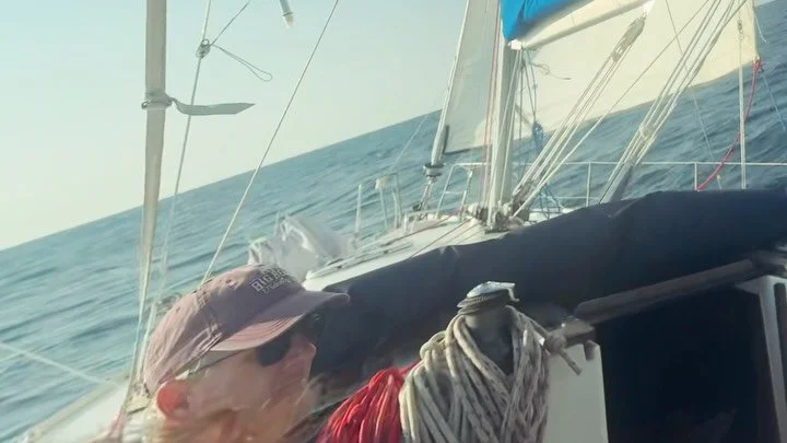 Wonderful sail this morning,F6 close reach 8.5 kts. Making short work of our 60nm passage to Ko Rok. Come and learn the joys of sailing especially in the warm tropical waters of south east Asia. Check out our website for more information at redcapsai