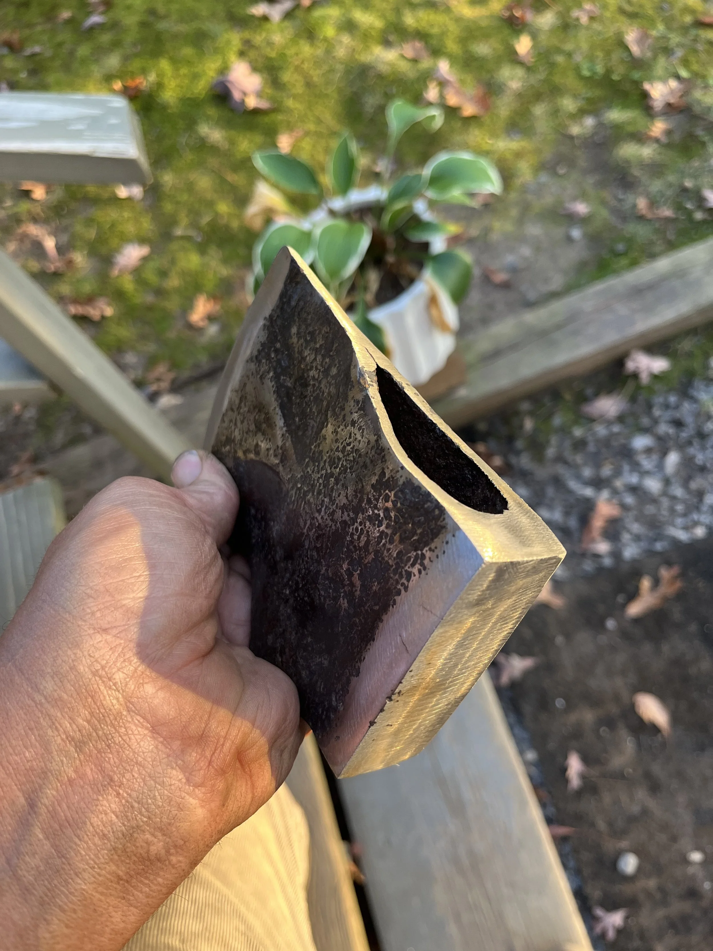 Axe Head Mid-Restoration