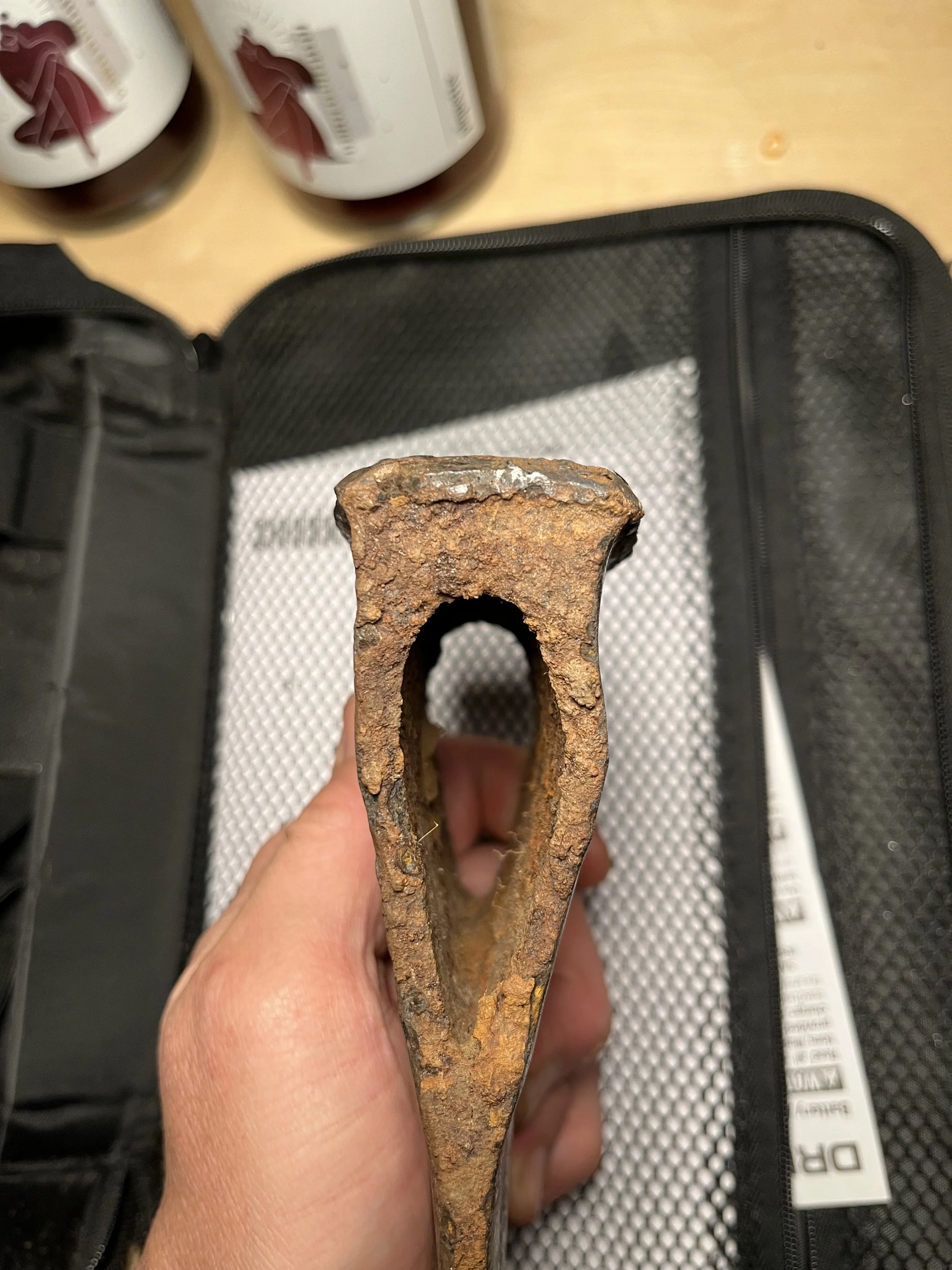 Axe Head Mid-Restoration