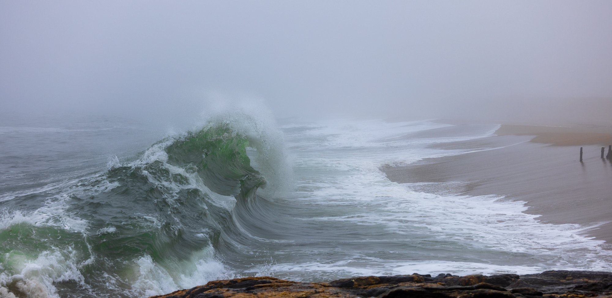 Reid State Park, Big Waves