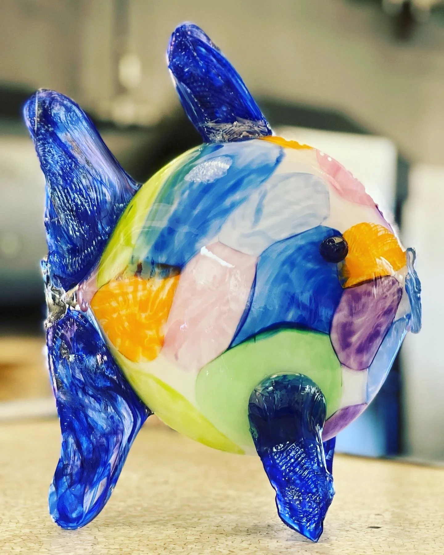Large Handmade Glass Fish
