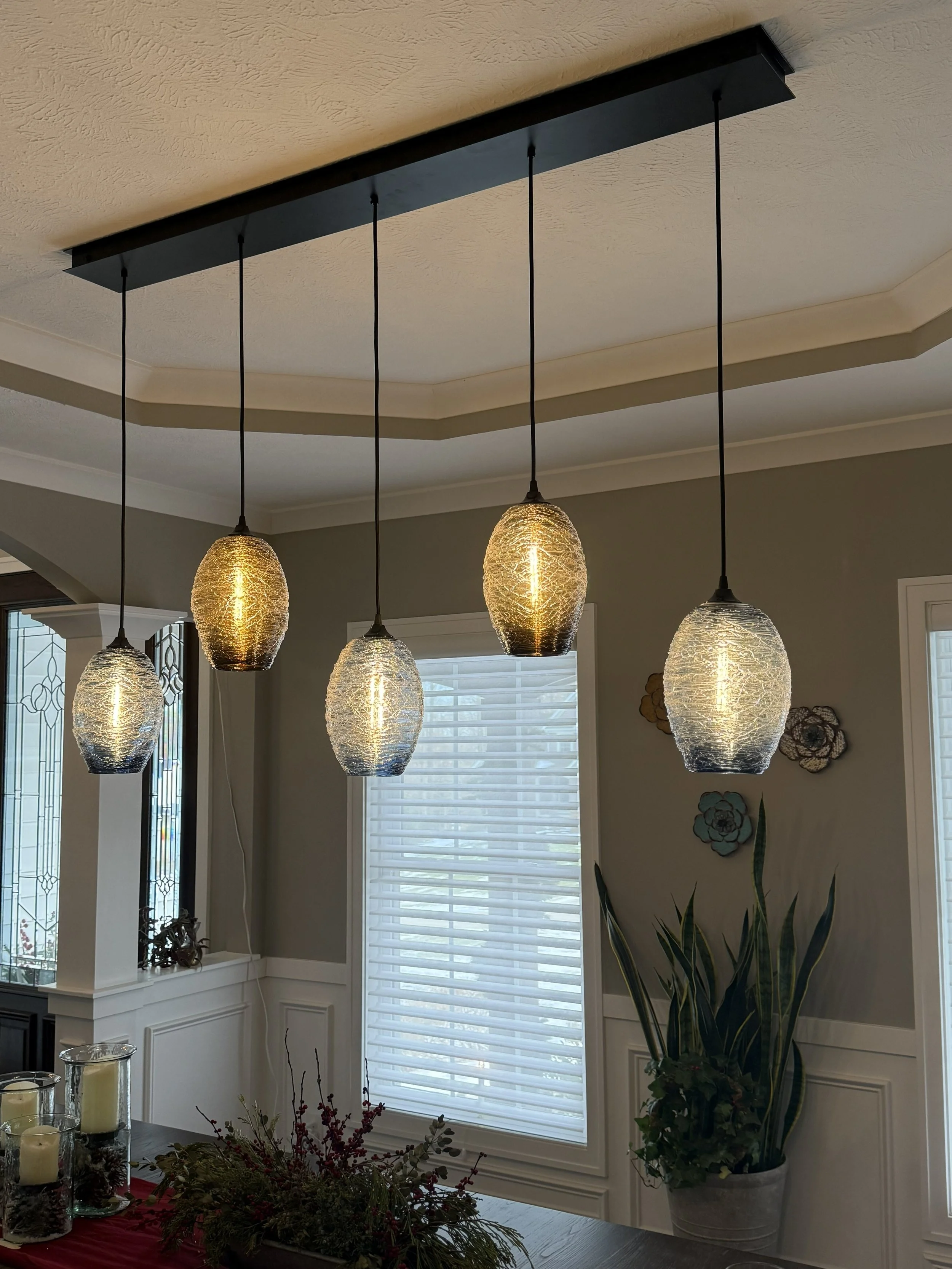 Beehive Chandelier (5 Globe)