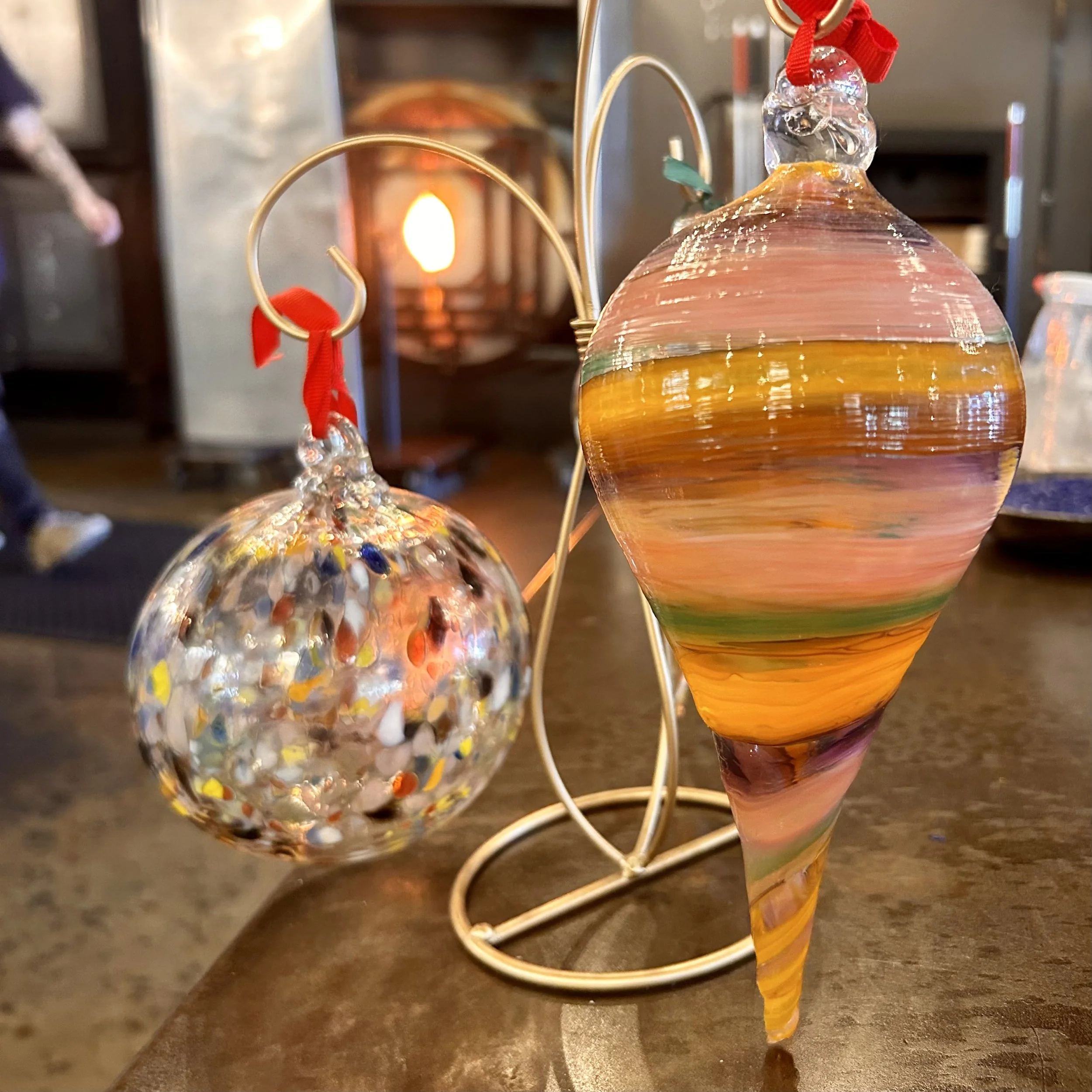 Round / Teardrop Ornament • $60