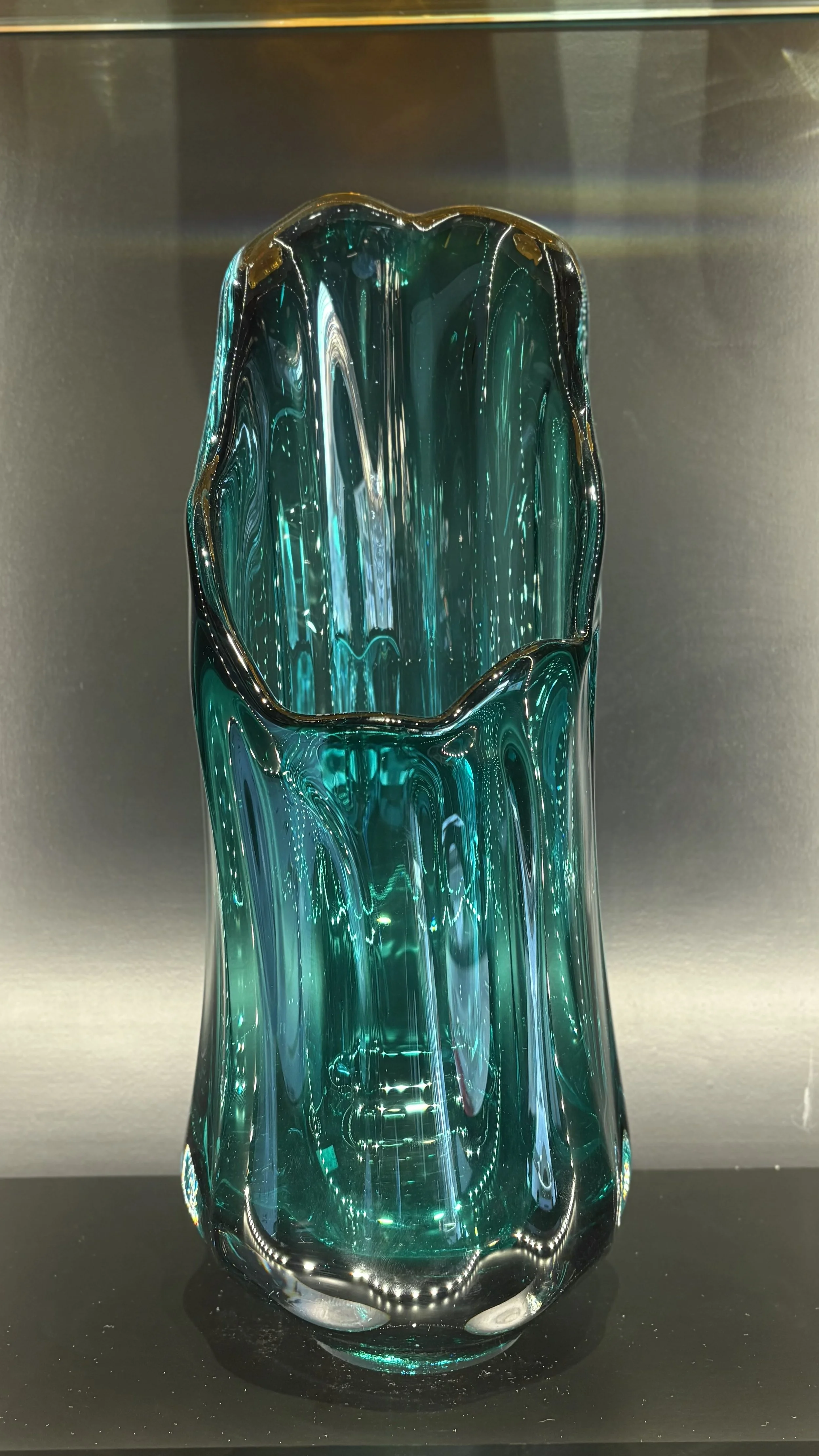 Jade Green Waterfall Vase (#1)