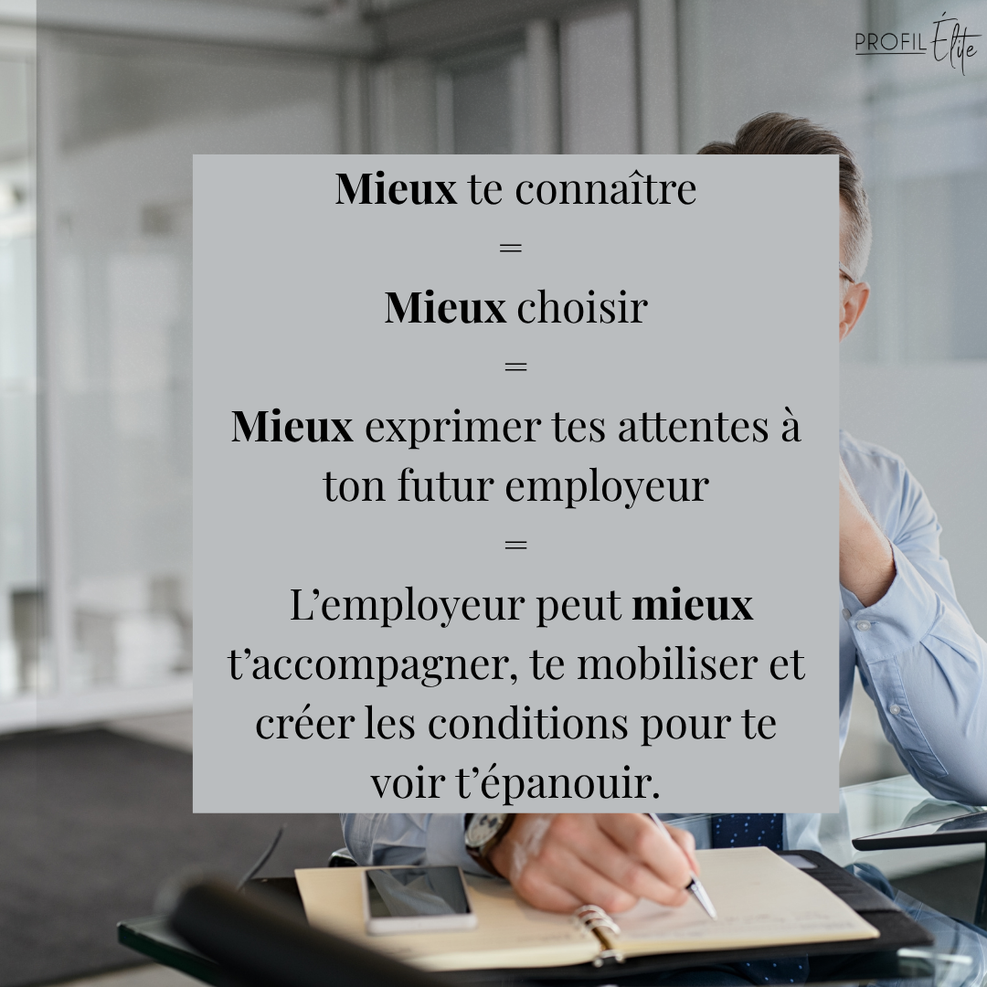 Tu as le poste que tu voulais. Tu devrais être comblé. Mais honnêtement, tu l'es pas tant. 