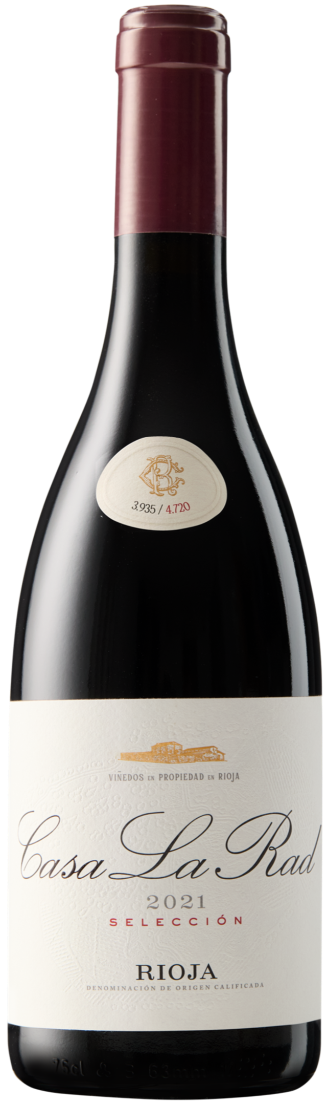Casa La Rad Tinto Selección Bottle, estate wine estate  Rioja Oriental