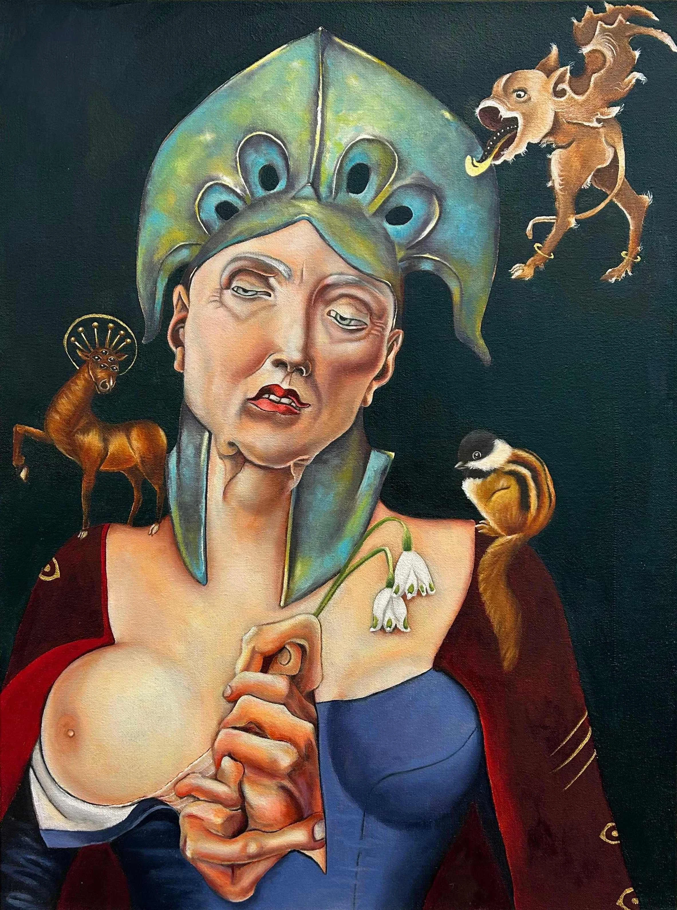  After Sorel , 24" x 18," Oil on Canvas, 2025.  