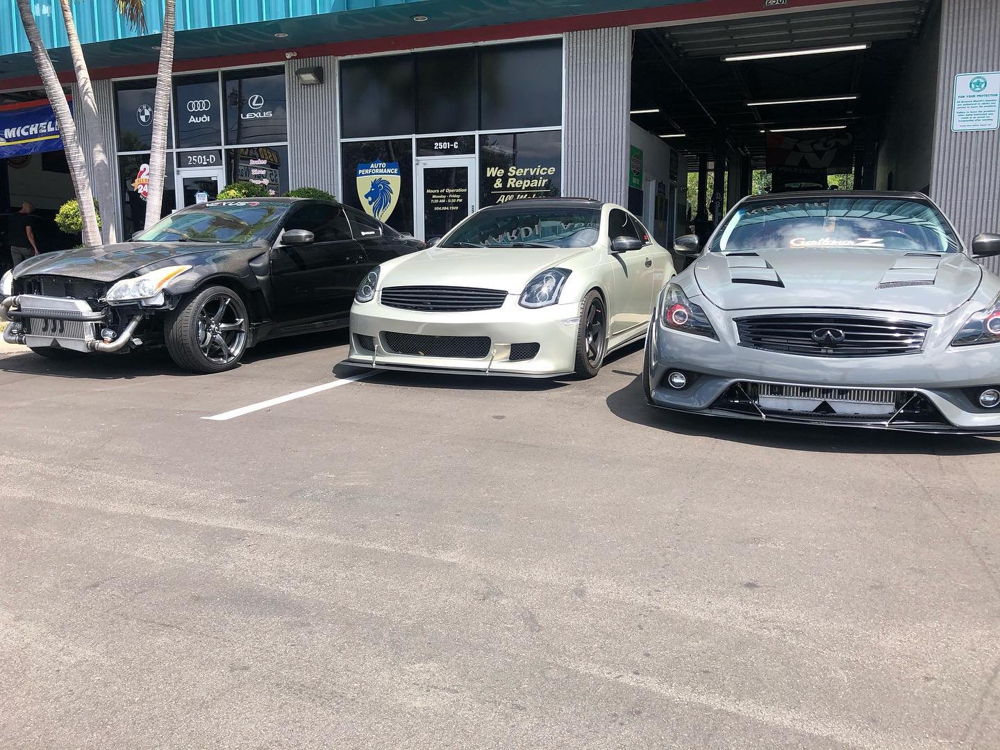 It&rsquo;s a g thang... #infiniti #boostgang #boosted #nissan #sohomotorsports #leonardiperformance #nismo #lowered #racecar #garretturbo #boostvqs #vq