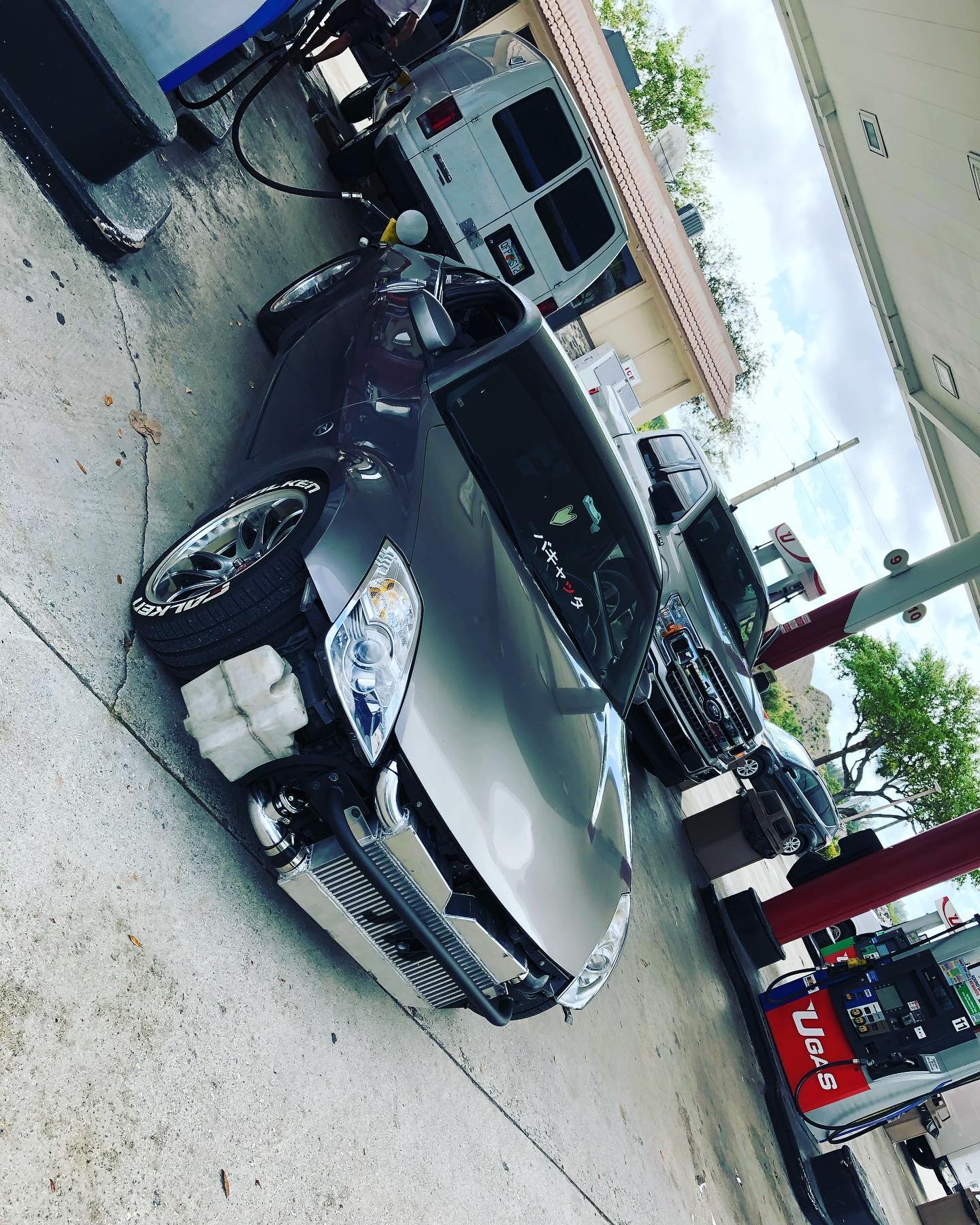 With the 93 map dialed in this @sohomotorsports powered 350z HR we are ready to start tuning with corn juice 🌽. Let&rsquo;s make some more power!! #turbo #boosted #garretturbo #tial #turbosmart #z1motorsports #leonardiperformance #aeromotive #inject