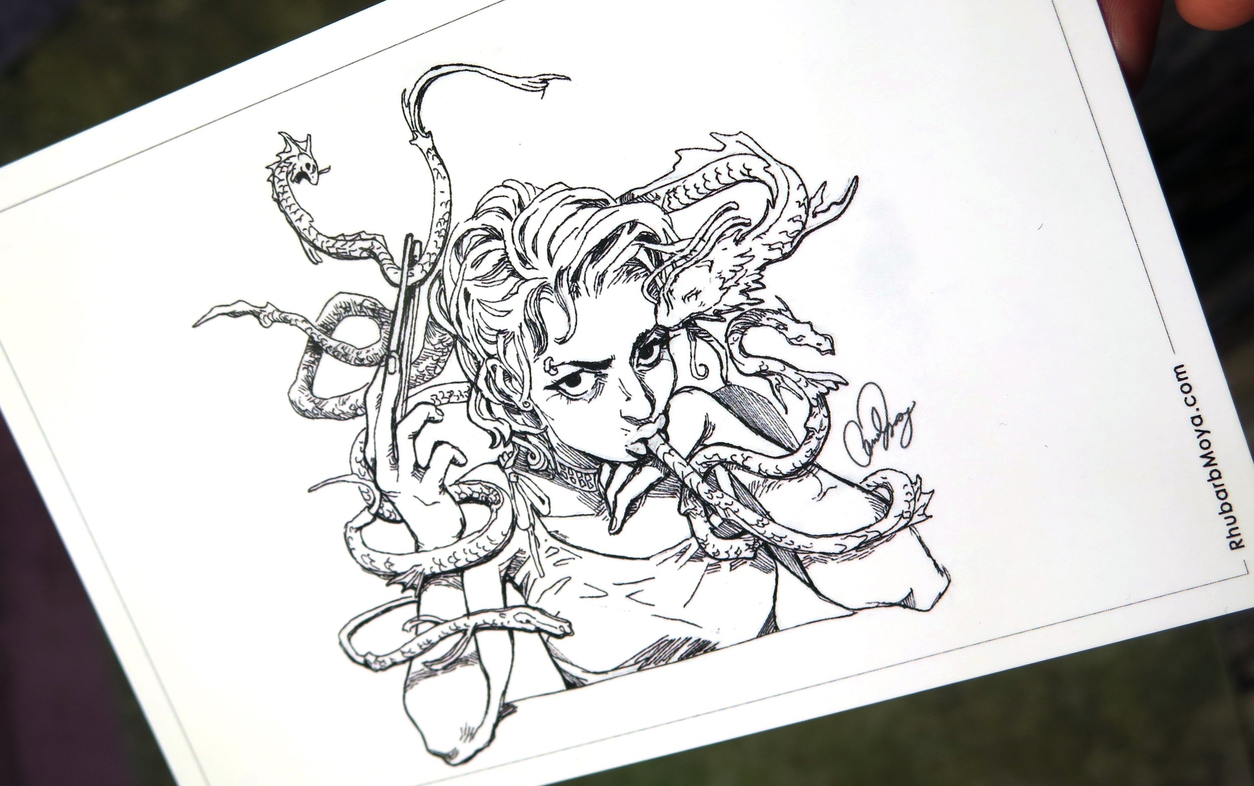 Dragon Noodles post card 4 x 6