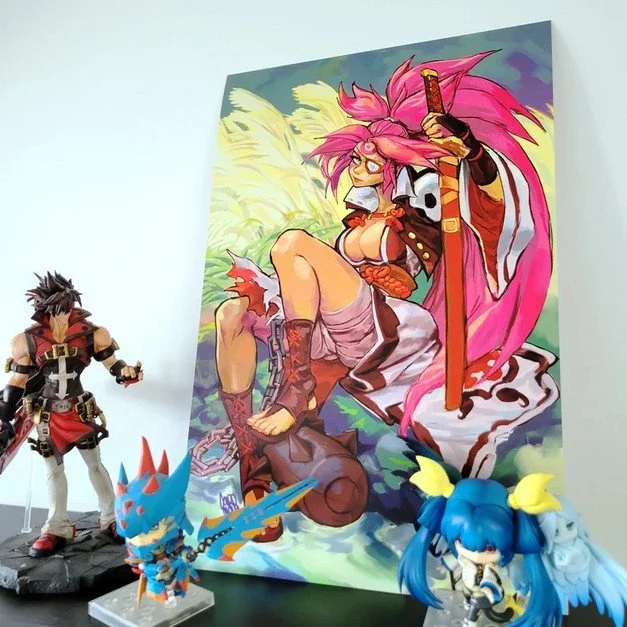 Baiken from Guilty Gear Poster