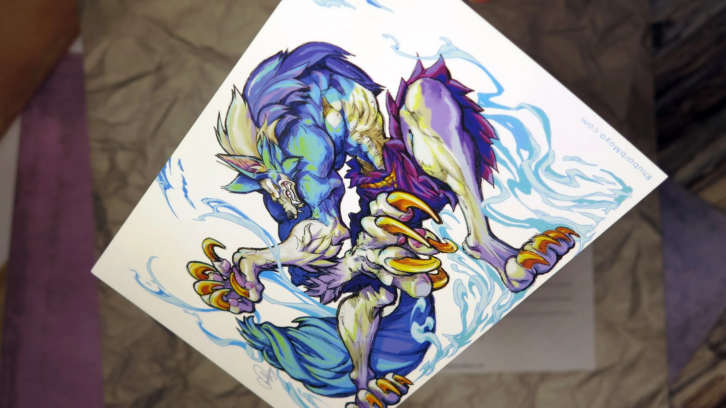Jon Talbain Post card