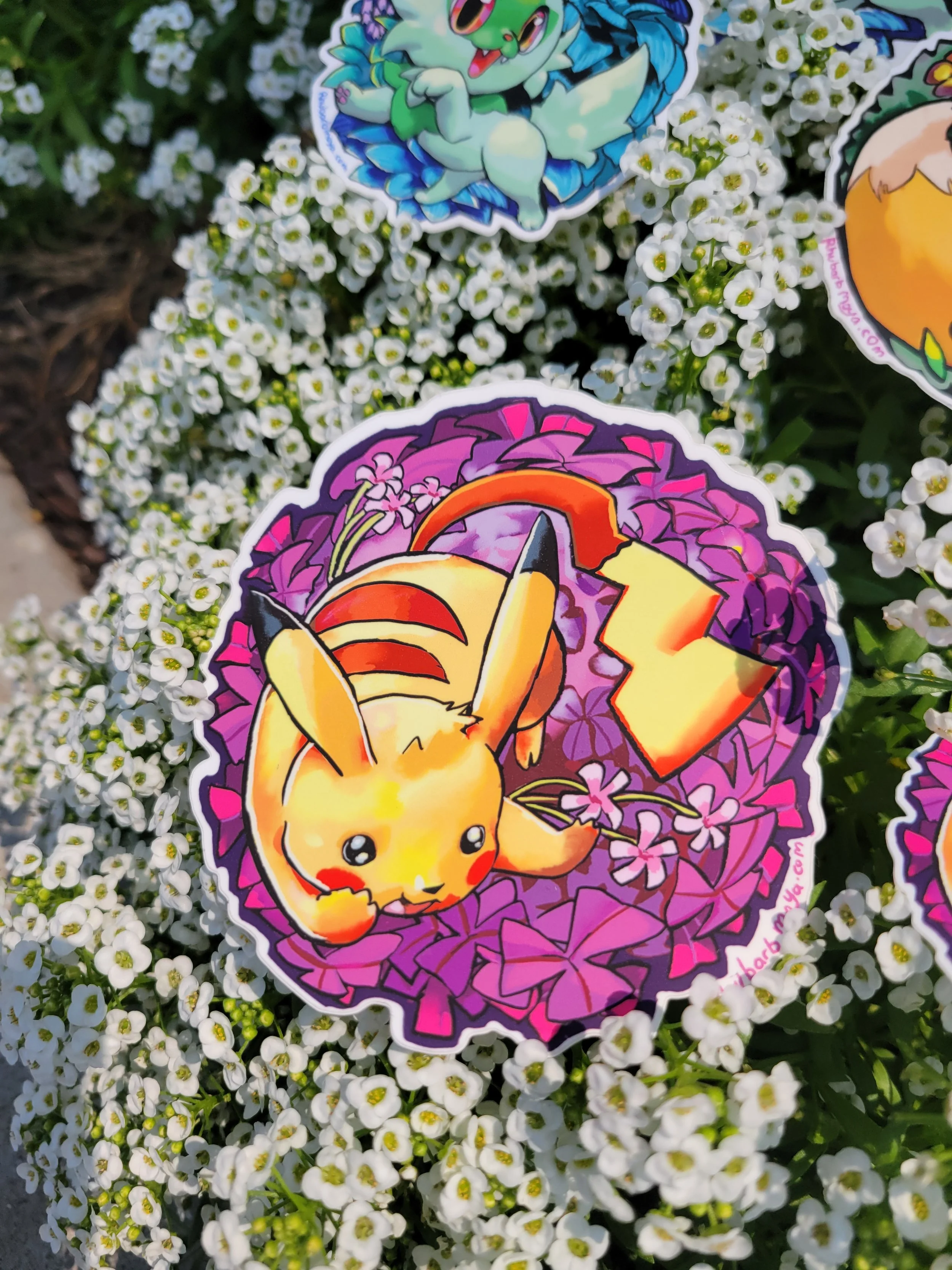 Pikachu Pokémon Waterproof sticker for personlizing waterbottles laptops and notebooks