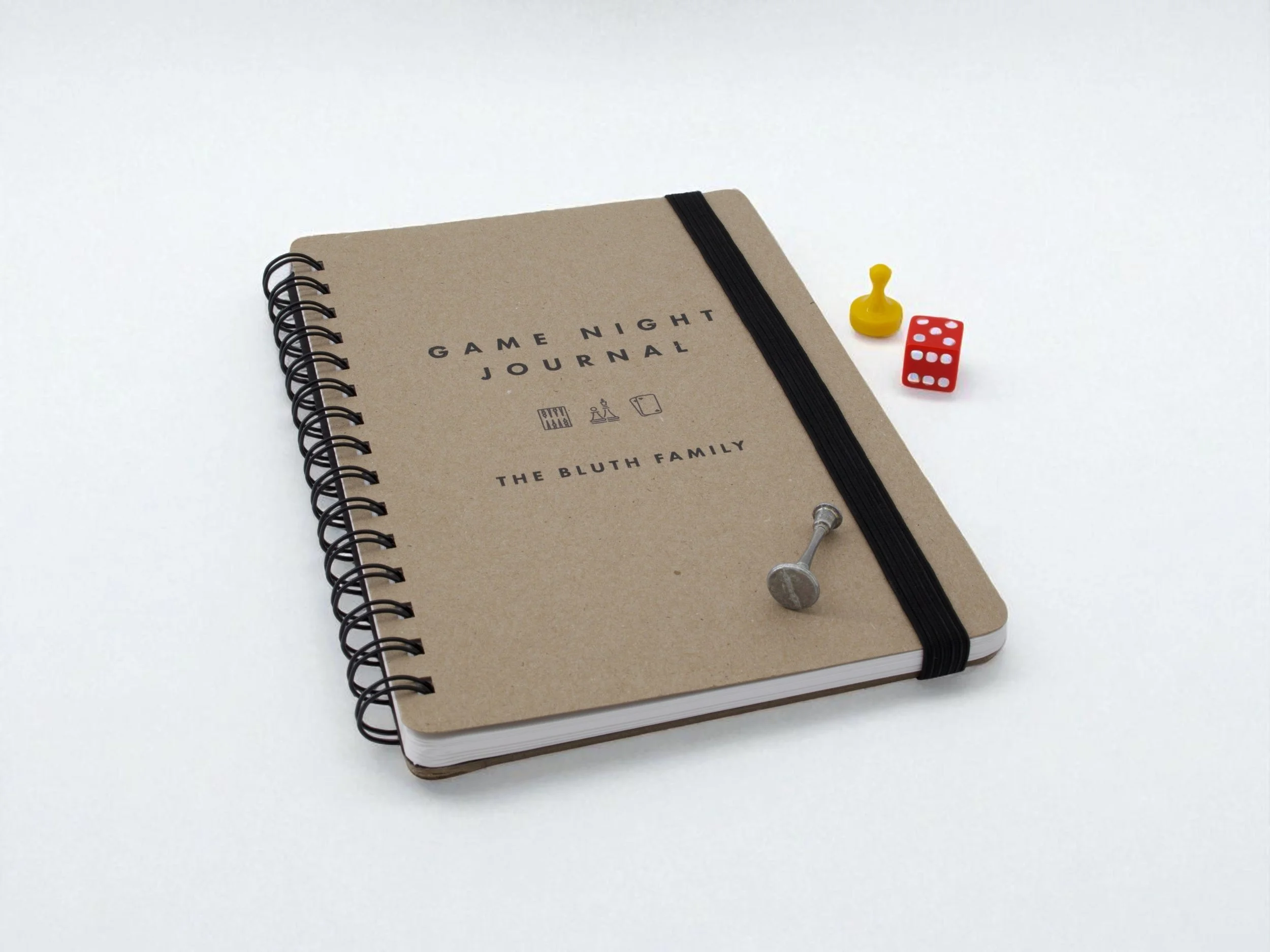 Game Night Journal Spiral Notebook