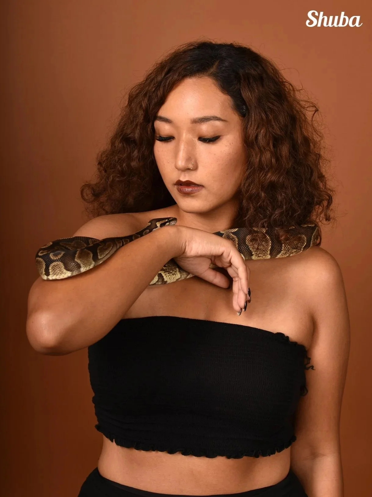  Diva Styles: Concept/ Creative director/ Fashion Stylist  Model Sprada  Snake majesticnero &amp; nero.xutc   Team   Photographer Asher   Hmua: Hannah and Manco 